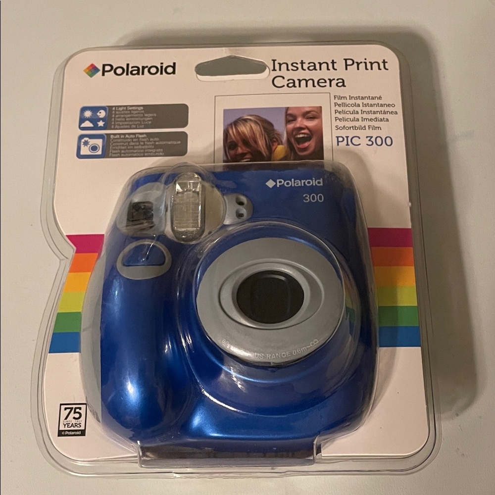 Polaroid 300 Instant Camera in Bold Blue